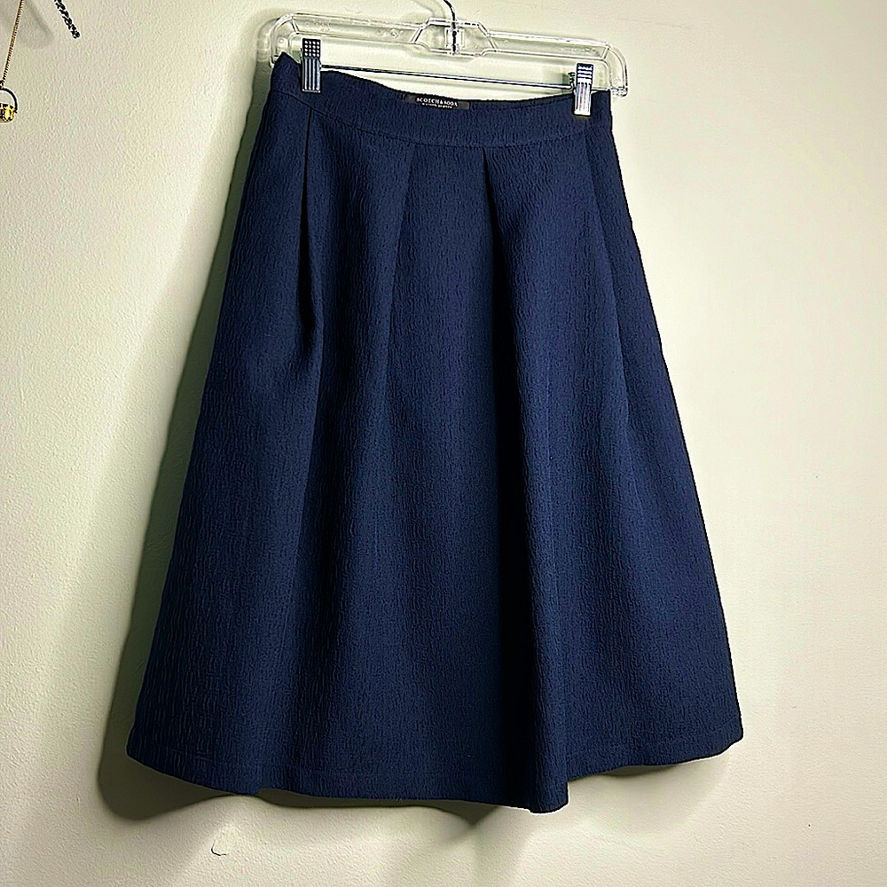 Scotch & Soda Deep Blue Circle Skirt